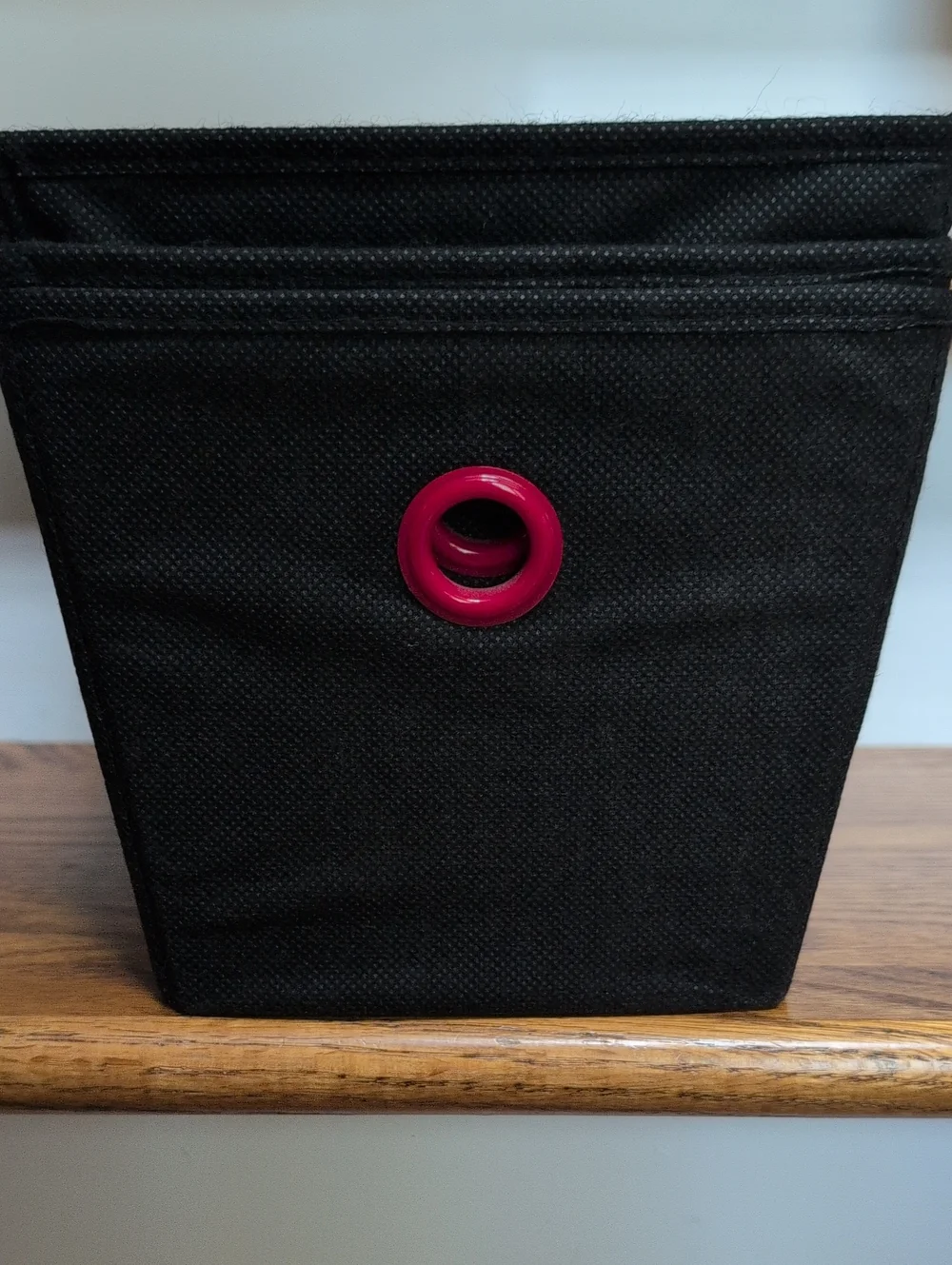 Black Fabric Storage Bins (Set Of 3)